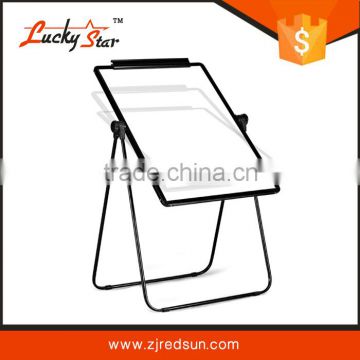 zhejiang red sun promethean interactive non-magnetic recordable white board grid lines with flip chart easel stand