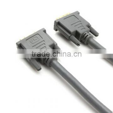 Gold Plated DVI-D to DVI-D 24+1 Male Dual Link Cable for Monitor LCD Plasma factory price