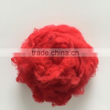 Dope Dyed Recycled Polyester Staple Fiber Price 2.5d*65mm