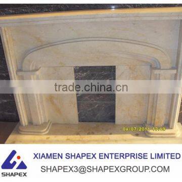 the marble fireplace mantel with CE certificate
