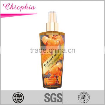 Chicphia New design secret collection body mist perfume from OEM factory