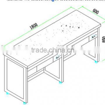 Granite 40mm Thk. Marble Stone Countertop Anti-Vibration Steel Lab Balance Bench in Physics Lab Furniture