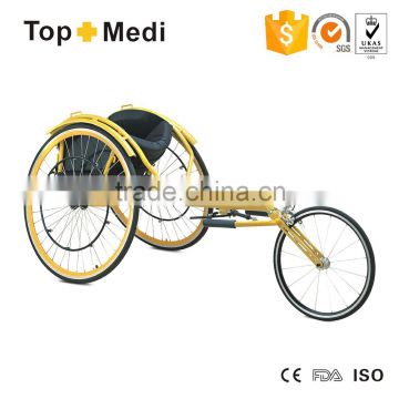 Rehabilitation Therapy Supplies Topmedi High-grade product speed king leisure&sports rugby sport wheelchair