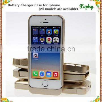 Mobile phone case battery charger cover for iphone 5S/5C/China factory wholesale battery case for iphone 5 6