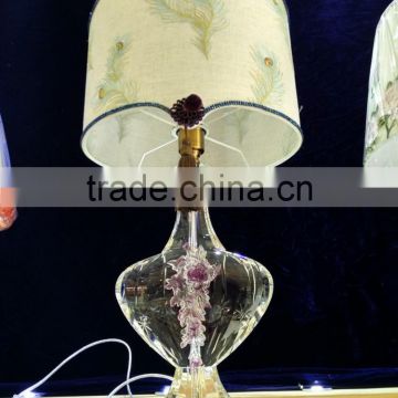 modern style crystal table lamp