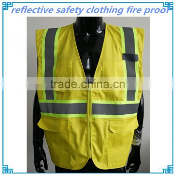 reflective safety clothing fire proof