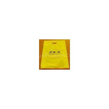 notched handle plastic shopping bag with ROHS certificates