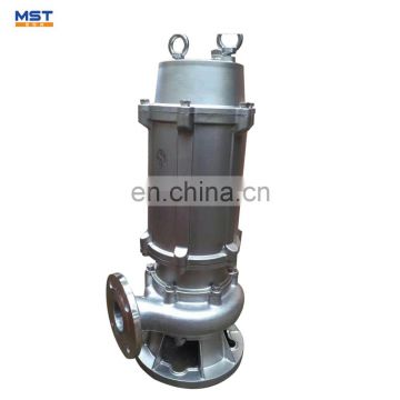 Stainless Steel Submersible Non Clog Sewage Centrifugal Electric Pump