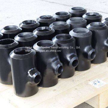 Carbon Steel Pipe Weld Copper Fitting Reducing Tee