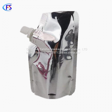 150ml pure aluminum-plated free-standing suction nozzle packaging bag/universal suction nozzle packaging stand-up packaging bag