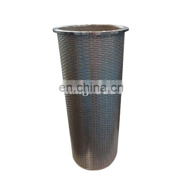 Stainless steel  wire wedge wire water filter screen tube