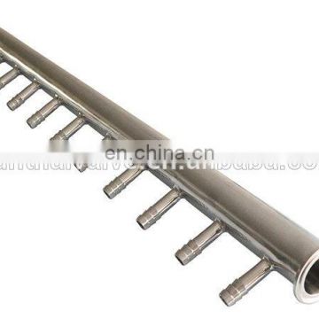 Sanitary Stainless Steel 304 Tri Clamp Spool Manifold Pipe with Hose Nipple