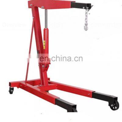 Small Portable Manual Foldable Shop Arm Crane/Hydraulic Shop Lift Crane