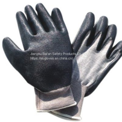 CE EN388 4543C Cut Resistant Level 5 HPPE Liner PU Coated Anti Cut Gloves BA