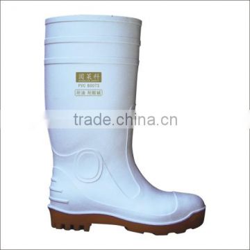 china steel toe safety rain boots for food