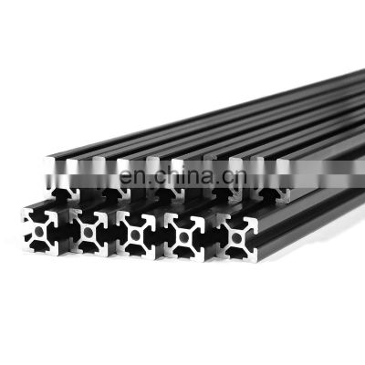 Industrial 6063 T - Profile Black 2020 V-Slot Aluminum Extrusion for 3D Printer
