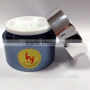 High-end thick wall PET cosmetic jars with screw cap