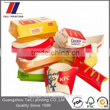 Custom types of food packaging