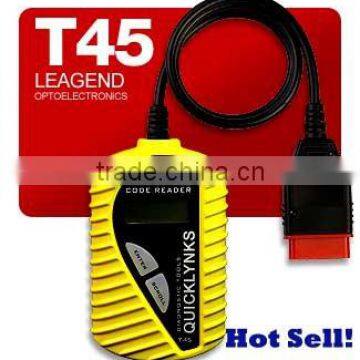Hot sale ! Wholesale professional vehicle auto Diagnostic Tool/OBD2/EOBD Original VAG scanner T45 in yellow ,multilingual