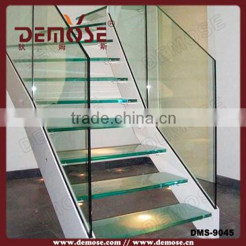 best selling glass railing glass steps stair with high quality