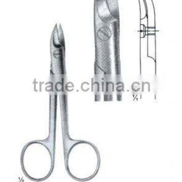 BEEBE Wire and Plate Scissors 110 mm, with broad blades