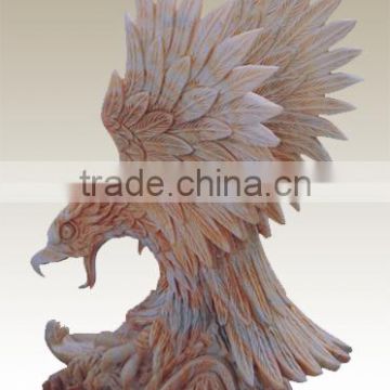 Stone eagle statue marble stone hand carved sculpture from Vietnam No 03