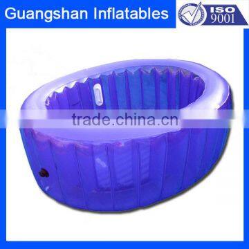 Plastic inflatable pregnant birth pool with seat