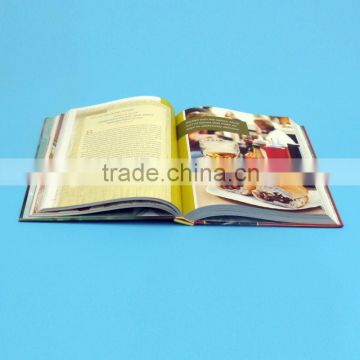 Printing high glossy good quality embossing hardcover cookbook