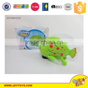 Battery Operated Toy fish with universal wheel