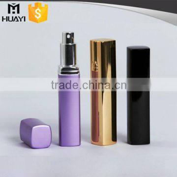 25ml 35ml 40ml square type aluminium refill perfume atomizer spray bottles