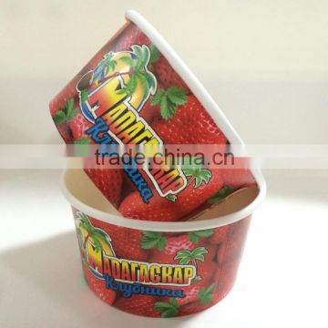 disposable paper bowl Double PE for ice cream cheap papaer bowl