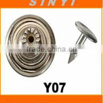 Jean Button, item No.Y07, metal button for jean