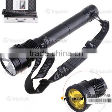 High power output HID 65W 6000LUMEN flashlight/TORCH/UV FLASHLIGHT,Dorcy flashlight