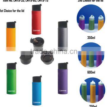 LFGB FDA Single Wall Stainless Steel Water Bottle with Carry Loop, Drinking Bottle, Sport Bottle