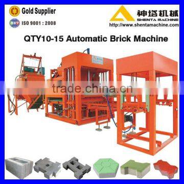 QTY10-15 full automtic hydraulic brick making production machines