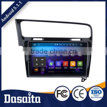 10.2 Inch 2 din Black screen 1.6GHZ Android 1GB DDR3 CPU car gps dvd player OEM for vw golf 7 2013