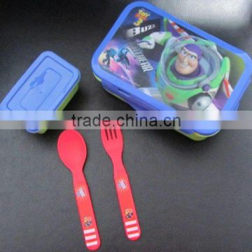 Wholesale Customized Good Quality 3D Lenticular Printing Bento Lunch Box Leakproof