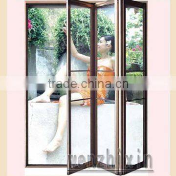 luxury aluminum folding screen door