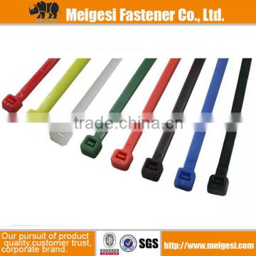 Supply all kinds of sizes plastic nylon colored pvc cable ties