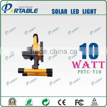 10W solar energy light,solar flood light,solar lamp with Day/Night sensor china manufacturer