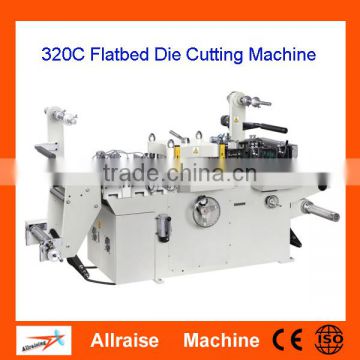 320 flatbed roll to roll label die cutting machine