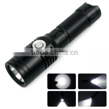 Uniquefire police security led flashlight with usb charger
