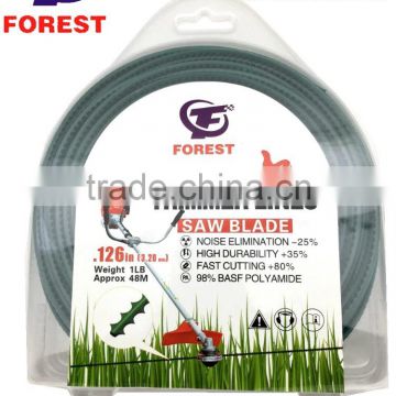 high quality saw serrate grass trimmer line for simple trimmer head