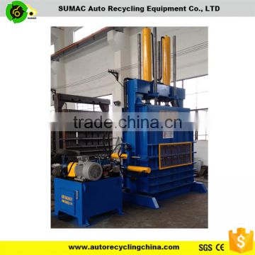 Tyre baler and tyre bales supply for tyre recycling industry
