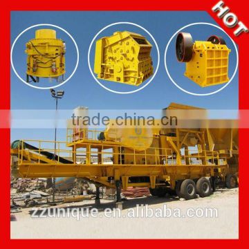 Hot Sales Mobile Crusher with High Capacity Low Power for Sale