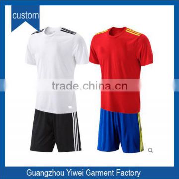 Newest blank dry fit custom soccer jersey for wholesale