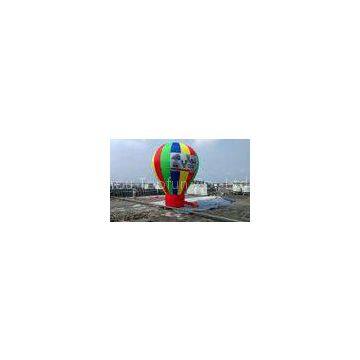 Rainbow Giant Inflatable Advertising Balloons For Promotion 0.45mm PVC