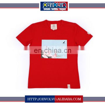 Alibaba english pattern t shirt for custom service