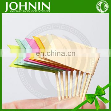 wholesale promotion printed custom paper toothpick fruitpick flag