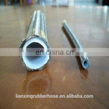 ptfe braided hose/teflon tubing 1/8" 3/16" 1/4" 1/2" 1" 2" inch flexible hose